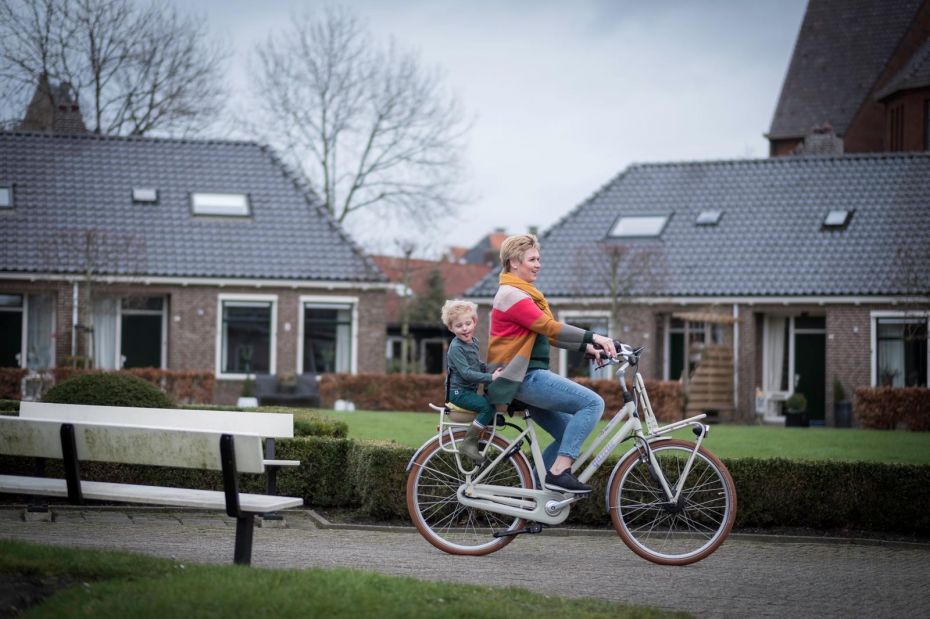 Moeder fietsen